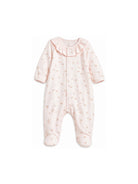 Tutina per neonata Petit Bateau rosa con motivo floreale A0GAH 01 PETIT BATEAU KIDS 