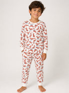 Pigiama per bambini Petit Bateau Kids multicolore con stampa volpi all-over A0GCL 01 PETIT BATEAU KIDS 