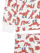 Pigiama per bambini Petit Bateau Kids multicolore con stampa volpi all-over A0GCL 01 PETIT BATEAU KIDS 