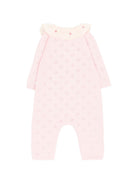 Tutina per neonata Petit Bateau rosa con ruches A0GCQ 01 PETIT BATEAU KIDS 