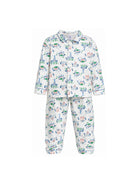 Pigiama per bambini Petit Bateau Kids bianco con stampa Torre Eiffel all-over A0GCR 01 PETIT BATEAU KIDS 