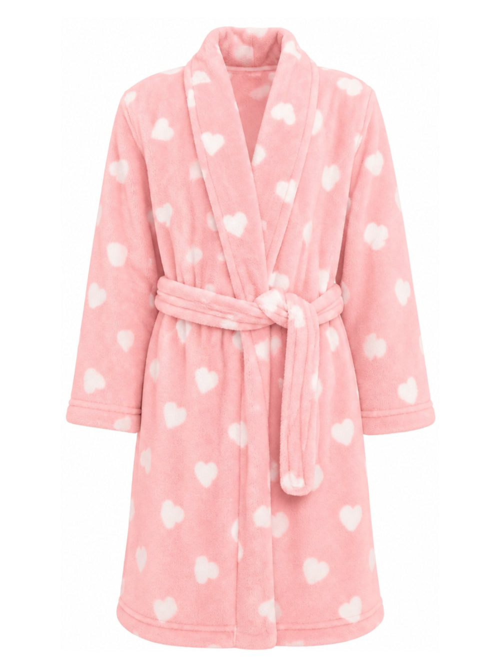 Vestaglia da bambina Petit Bateau rosa con motivo a cuori A0GDD 02 PETIT BATEAU KIDS 