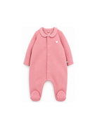 Tutina per neonata Petit Bateau Kids rosa con colletto Peter Pan A0GDM 01 PETIT BATEAU KIDS 