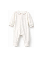 Tutina per neonata Petit Bateau Kids bianca con stampa cuoricini all-over A0GDP 01 PETIT BATEAU KIDS 