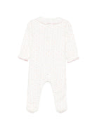 Tutina per neonata Petit Bateau Kids bianca con stampa cuoricini all-over A0GDP 01 PETIT BATEAU KIDS 