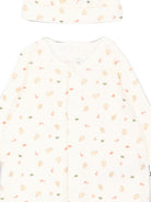 Set tutina e cappellino per neonati Petit Bateau Kids bianco con stampa grafica all-over A0GDR 00 PETIT BATEAU KIDS 