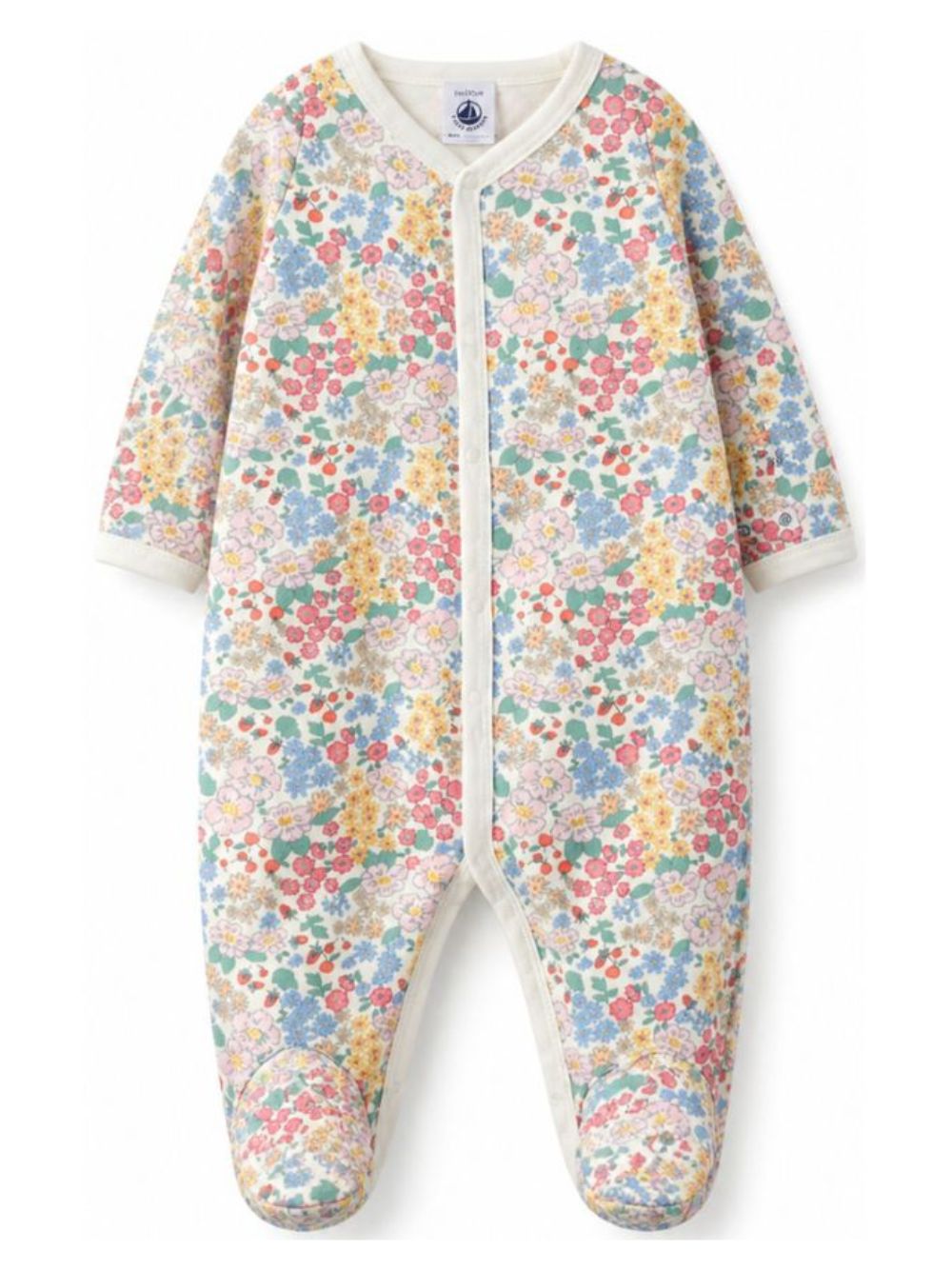 Tutina per neonati Petit Bateau Kids multicolore con stampa grafica A0GH2 01 PETIT BATEAU KIDS 