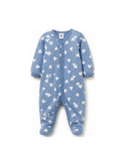 Tutina per neonato Petit Bateau Kids blu con stampa grafica cuori A0GH8 01 PETIT BATEAU KIDS 