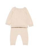 Completo per neonati Petit Bateau beige con motivo a intarsio A0GIW 01 PETIT BATEAU KIDS 