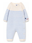 Tutina per neonati Petit Bateau Kids multicolore con design a righe A0GJ2 01 PETIT BATEAU KIDS 