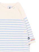 Tutina per neonati Petit Bateau Kids multicolore con design a righe A0GJ2 01 PETIT BATEAU KIDS 
