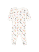 Tutina per neonati Petit Bateau Kids bianca a maniche lunghe A0GJJ 01 PETIT BATEAU KIDS 