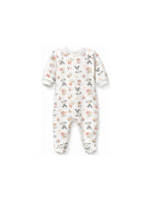 Tutina per neonati Petit Bateau Kids bianca a maniche lunghe A0GJJ 01 PETIT BATEAU KIDS 
