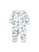 Tutina per neonati Petit Bateau Kids bianca con stampa Torre Eiffel all-over A0GJK 01 PETIT BATEAU KIDS 