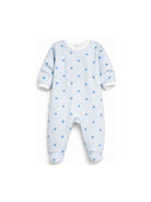 Tutina per neonati Petit Bateau Kids azzurra con stampa stelle all-over A0GJM 01 PETIT BATEAU KIDS 