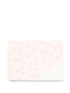 Asciugamano quadrato da bagno per neonati Petit Bateau Kids bianco con stampa floreale A0GM2 01 PETIT BATEAU KIDS 