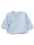 Cardigan per neonata Petit Bateau Kids azzurro con scollo a V A0GNS 01 PETIT BATEAU KIDS 