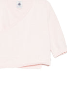 Cardigan per neonata Petit Bateau Kids rosa con cuoricini ricamati A0GNS 02 PETIT BATEAU KIDS 