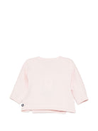Cardigan per neonata Petit Bateau Kids rosa con cuoricini ricamati A0GNS 02 PETIT BATEAU KIDS 