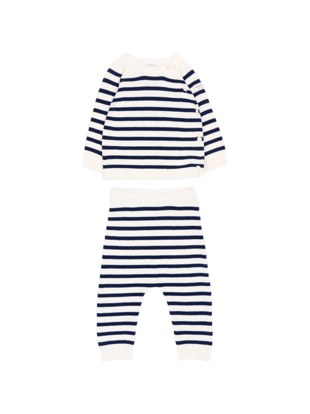 Completo per neonati Petit Bateau Kids multicolore con righe orizzontali A0GNX 01 PETIT BATEAU KIDS 