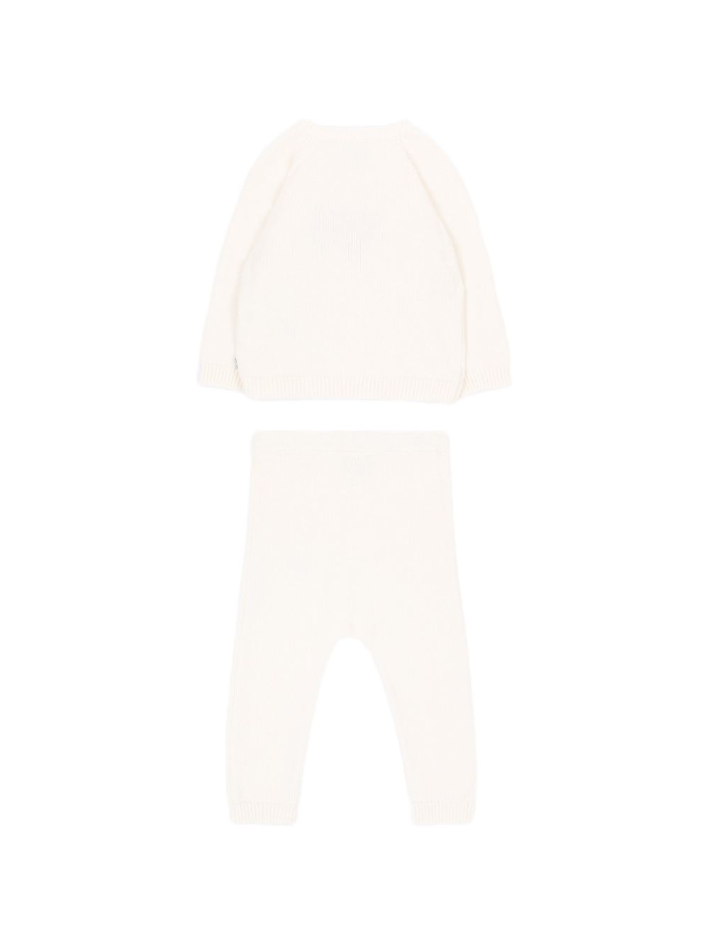 Set due pezzi per neonati Petit Bateau Kids bianco con cuore ricamato sul davanti A0GNY 01 PETIT BATEAU KIDS 