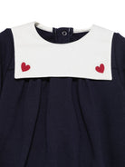 Tutina per neonata Petit Bateau Kids blu con colletto alla marinara A0GPO 01 PETIT BATEAU KIDS 