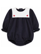 Tutina per neonata Petit Bateau Kids blu con colletto alla marinara A0GPO 01 PETIT BATEAU KIDS 