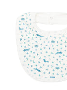 Bavaglino per neonato Petit Bateau Kids bianco con stampa grafica A0GPR 01 PETIT BATEAU KIDS 