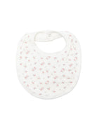Bavaglino per neoenati Petit Bateau Kids bianco con stampa grafica floreale A0GPR 02 PETIT BATEAU KIDS 