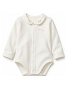Tutina per neonati Petit Bateau Kids bianca con colletto alla Peter Pan A0GQ9 03 PETIT BATEAU KIDS 