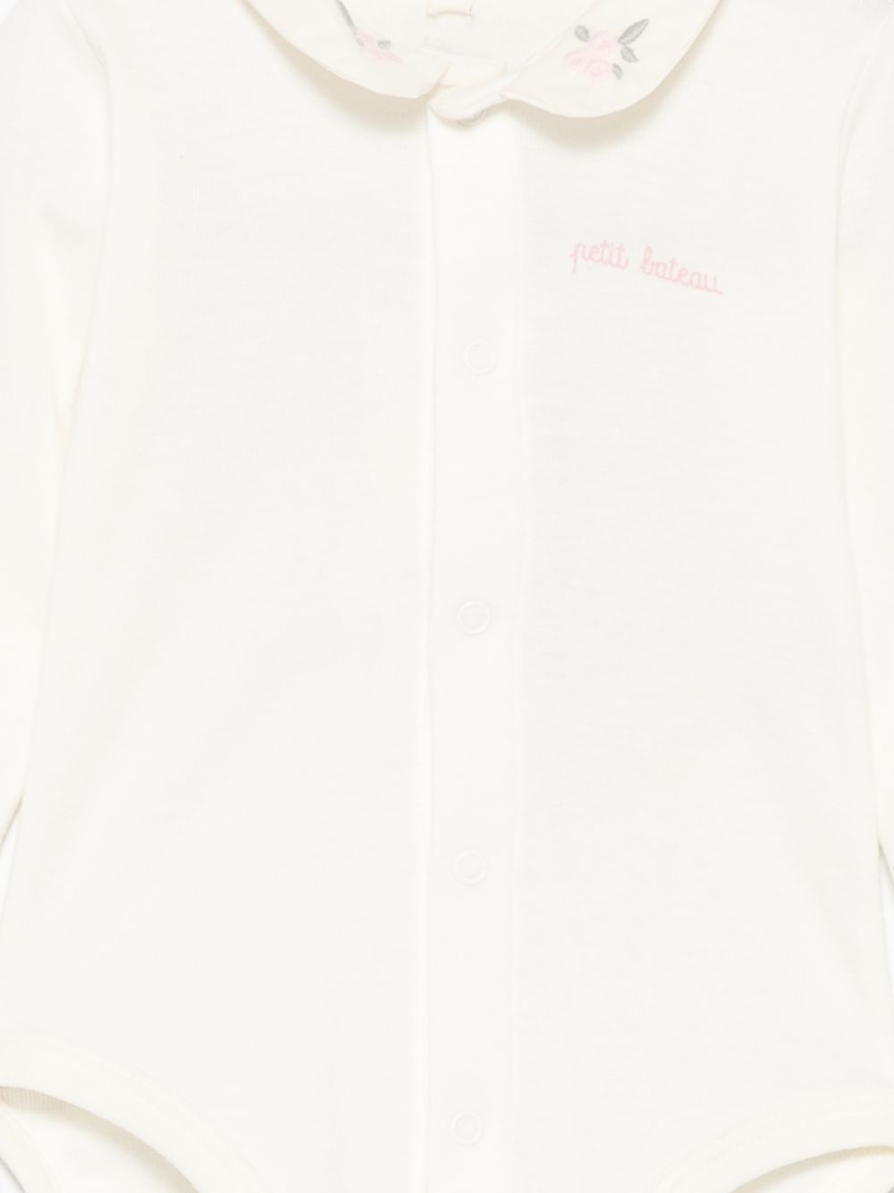 Tutina per neonati Petit Bateau Kids bianca con colletto alla Peter Pan A0GQ9 03 PETIT BATEAU KIDS 