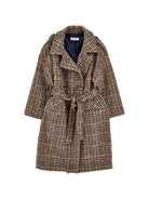 Cappotto doppiopetto per bambina Philosophy Kids multicolor a quadri I1H101 8322 0084 PHILOSOPHY KIDS 