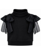 Top per bambina Philosophy di Lorenzo Serafini Kids nero a collo alto I1H305 8209 0050 PHILOSOPHY KIDS 