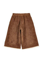 Pantaloni per bambina Philosophy di Lorenzo Serafini Kids marroni con orlo smerlato I1H404 8854 0005 PHILOSOPHY KIDS 