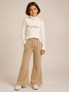 Maglione per bambina Philosophy di Lorenzo Serafini Kids bianco con logo sul davanti I1H604 8214 0001 PHILOSOPHY KIDS 