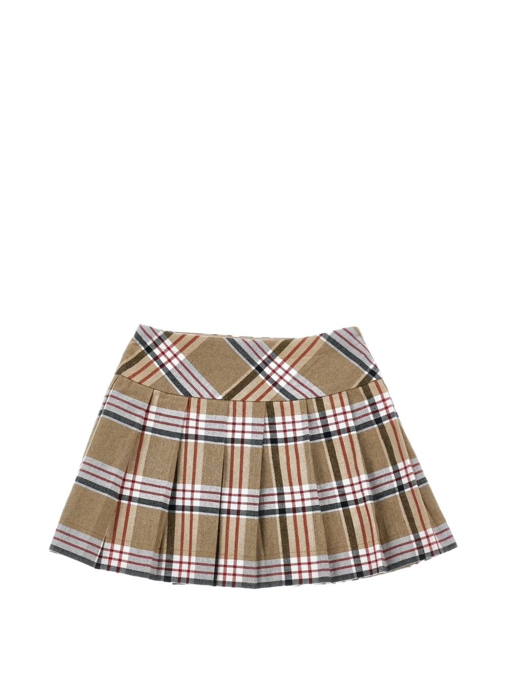 Gonna per bambina Philosophy di Lorenzo Serafini Kids marrone con motivo a quadri I1H701 8151 0306 PHILOSOPHY KIDS 