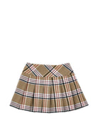 Gonna per bambina Philosophy di Lorenzo Serafini Kids marrone con motivo a quadri I1H701 8151 0306 PHILOSOPHY KIDS 