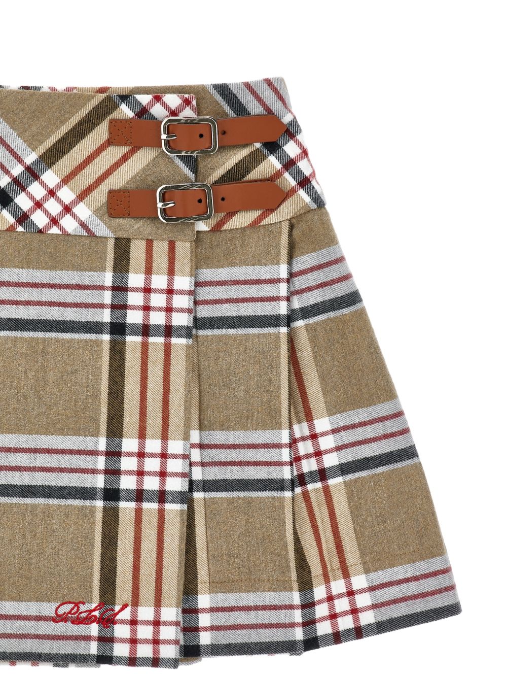 Gonna per bambina Philosophy di Lorenzo Serafini Kids marrone con motivo a quadri I1H701 8151 0306 PHILOSOPHY KIDS 