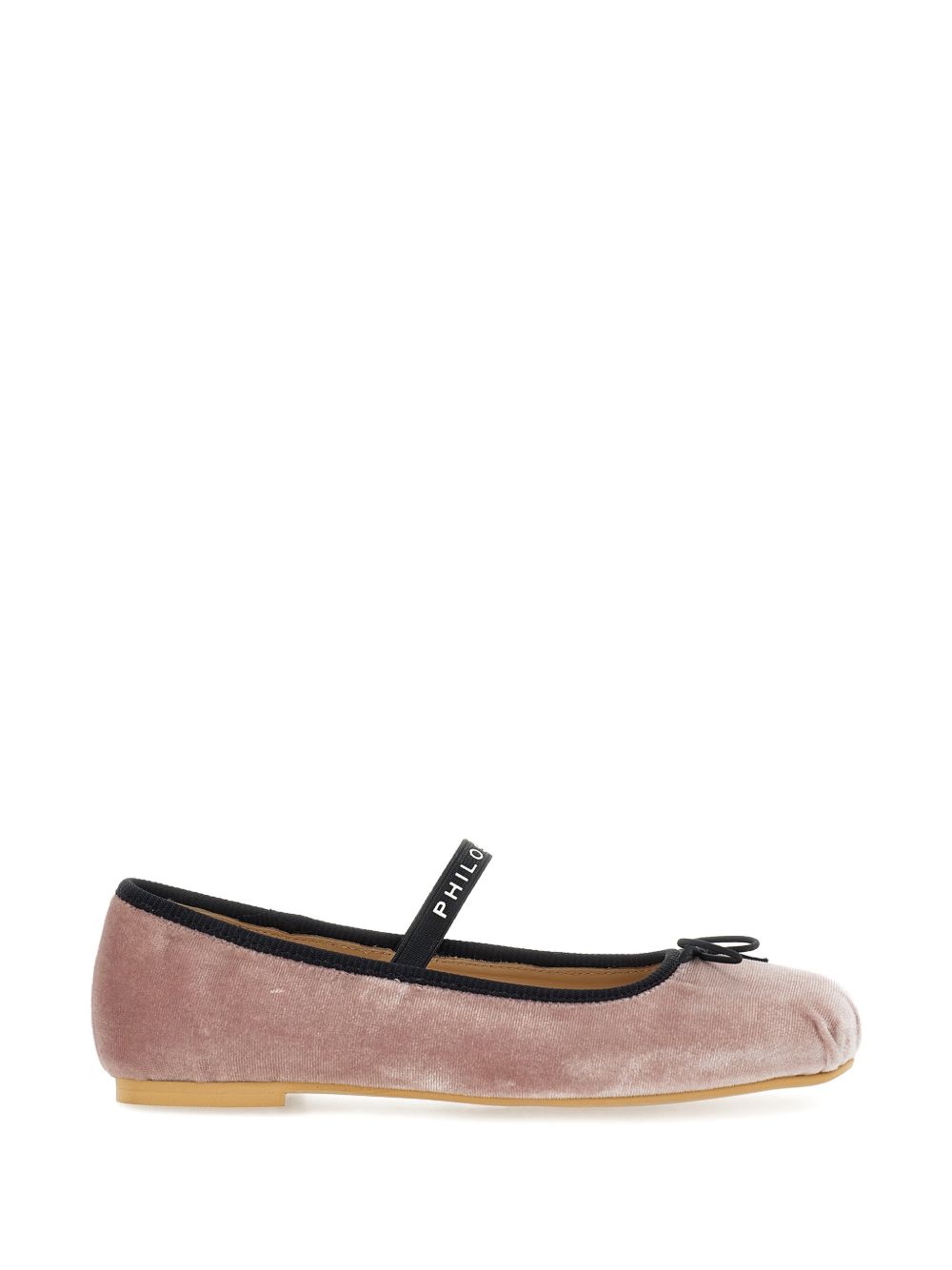 Ballerine per bambina Philosophy di Lorenzo Serafini Kids rosa con finitura in velluto I8H003 8781 9150 PHILOSOPHY KIDS 