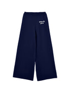 Pantaloni per bambina Philosophy di Lorenzo Serafini Kids blu con logo ricamato sul retro I9H407 8061 056S PHILOSOPHY KIDS 
