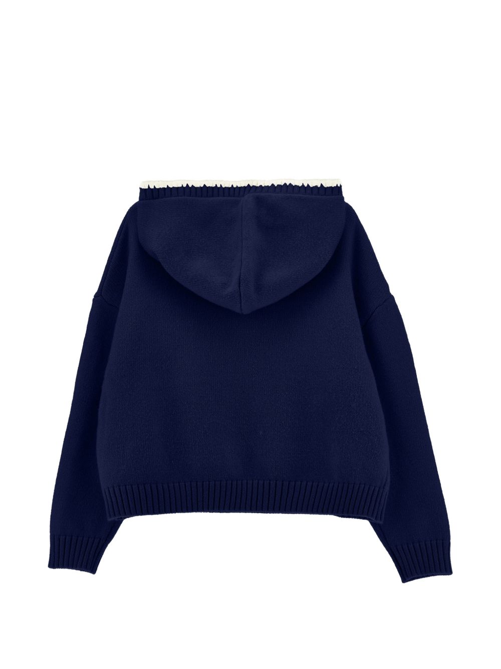 Felpa per bambina Philosophy di Lorenzo Serafini Kids blu con logo sul davanti I9H609 8061 056S PHILOSOPHY KIDS 