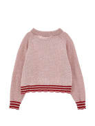 Maglione per bambina Philosophy Kids rosa con bordo a contrasto I9H614 8715 0091 PHILOSOPHY KIDS 