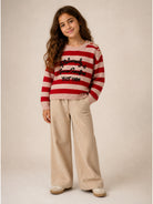 Maglione per bambina Philosophy Di Lorenzo Serafini Kids multicolore con design a righe I9H616 8716 9143 PHILOSOPHY KIDS 