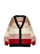Maglione per bambina Philosophy di Lorenzo Serafini Kids multicolore con design a righe I9H803 8711 0084 PHILOSOPHY KIDS 