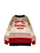 Maglione per bambina Philosophy di Lorenzo Serafini Kids multicolore con design a righe I9H803 8711 0084 PHILOSOPHY KIDS 