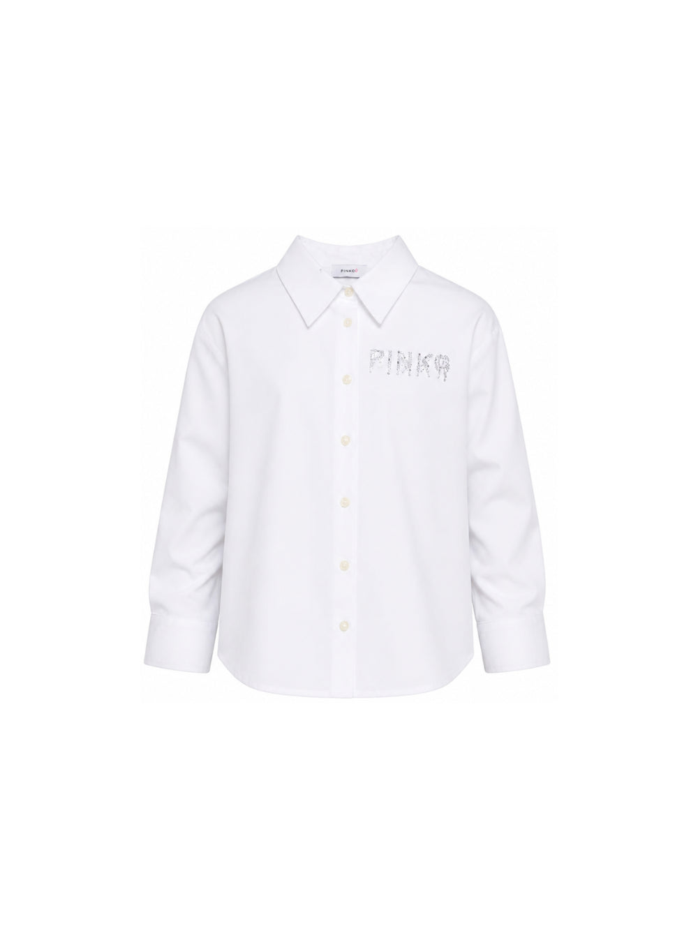 Camicia per bambina Pinko Kids bianca con colletto classico KFCA0420CA027 0928 PINKO KIDS 