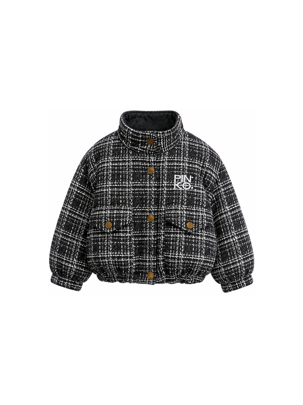 Giubbino per bambina Pinko Kids nero con trama in tweed KFGB0250TV138 0946 PINKO KIDS 