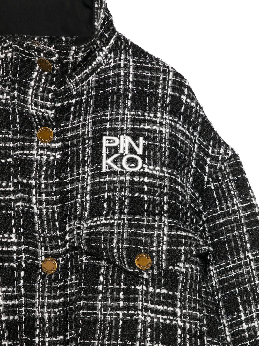 Giubbino per bambina Pinko Kids nero con trama in tweed KFGB0250TV138 0946 PINKO KIDS 