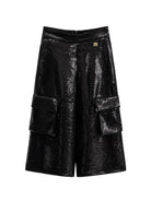 Pantaloni per bambina Pinko Kids neri con paillettes KFPA0880TV152 N000 PINKO KIDS 