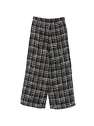 Pantaloni per bambina Pinko Kids neri con design a quadri KFPA0910TV138 D002 PINKO KIDS 